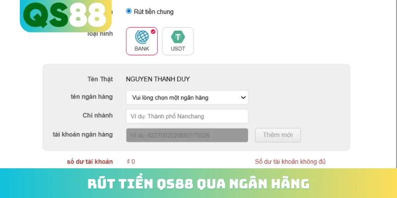 Rút Tiền QS88 - Hướng Dẫn Quy Trình Nhận Thưởng Qua 3 Bước